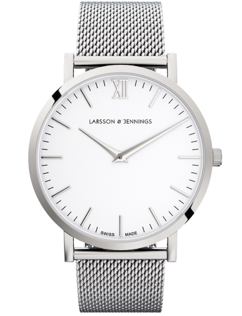 Larsson & Jennings Lugano Silver watch