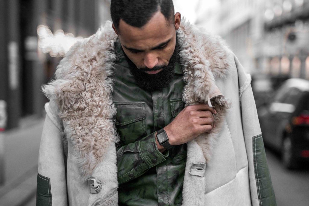 Street Style wearing Larsson-Jennings Watch