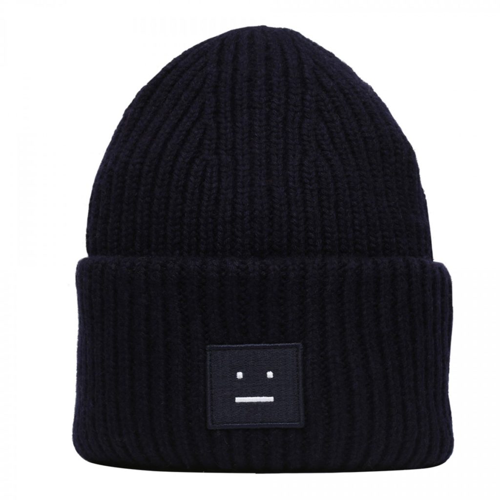 Black Acne Winter Beanie