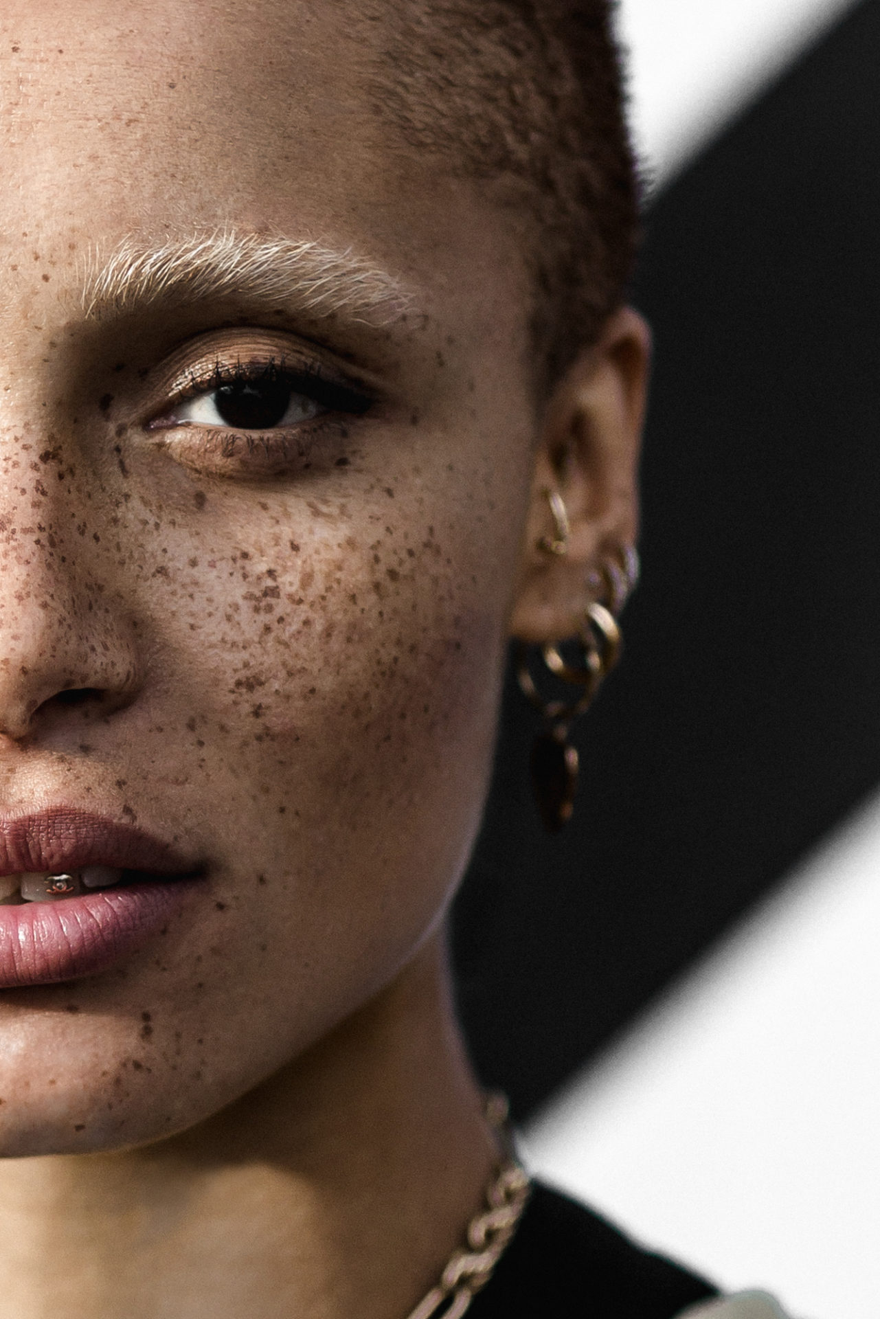 Portrait of Adwoa Aboah at the Bread and Butter Pre Event in Berlin