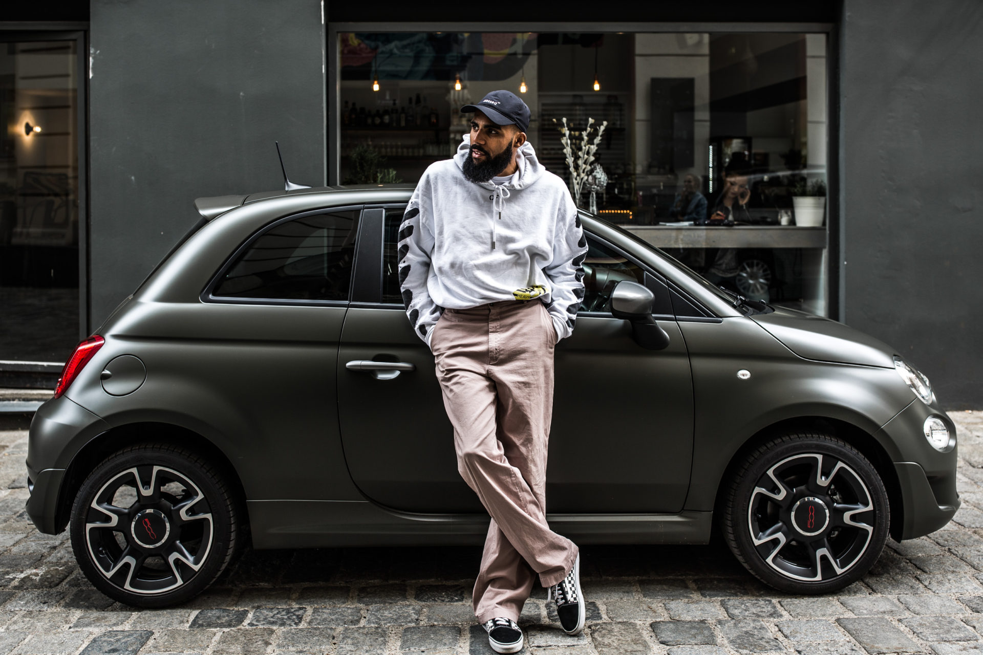 New Kiss on the Blog with his Fiat 500S