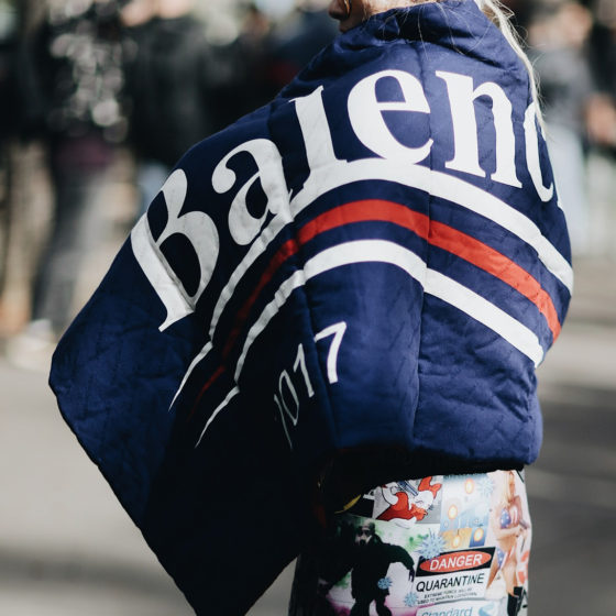 Street Style during Paris Fashion Week: Balenciaga