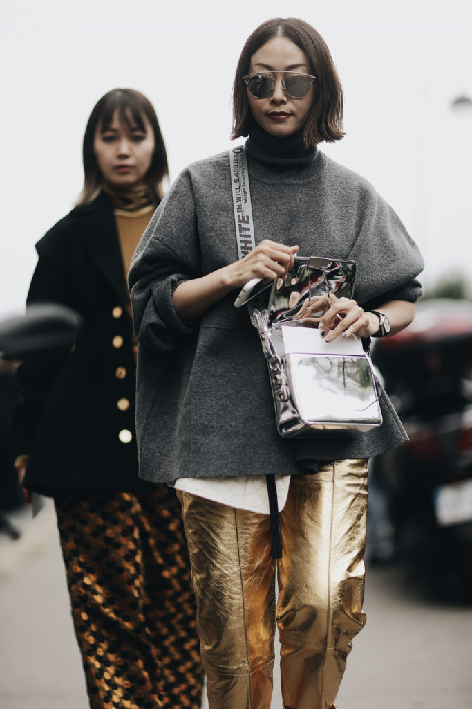 Street Style during Paris Fashion Week