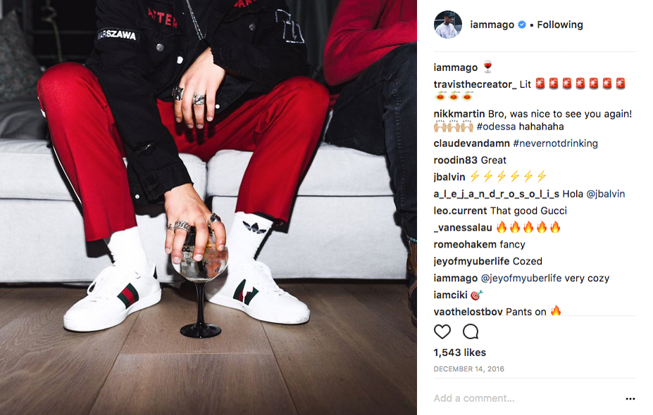Socken-Trend auf Instagram