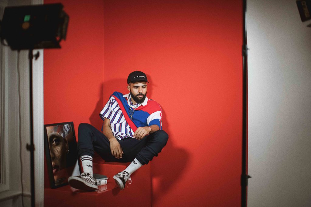 Jean-Claude Mpassy from New Kiss on the Blog wearing Tommy Hilfiger SS18