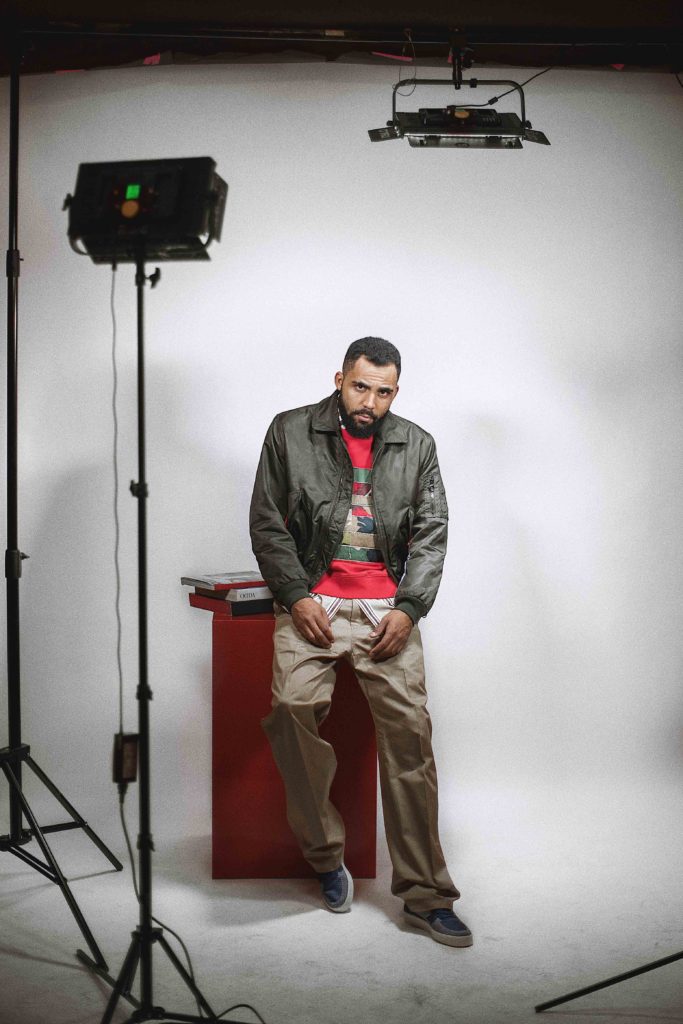 Jean-Claude Mpassy from New Kiss on the Blog wearing Tommy Hilfiger SS18