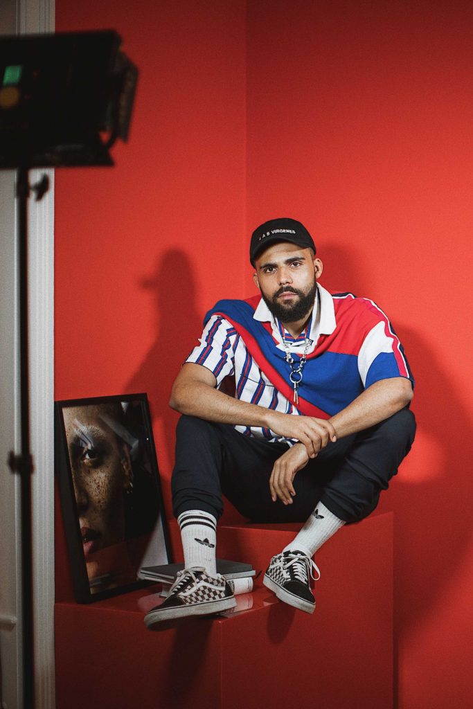 Jean-Claude Mpassy from New Kiss on the Blog wearing Tommy Hilfiger SS18