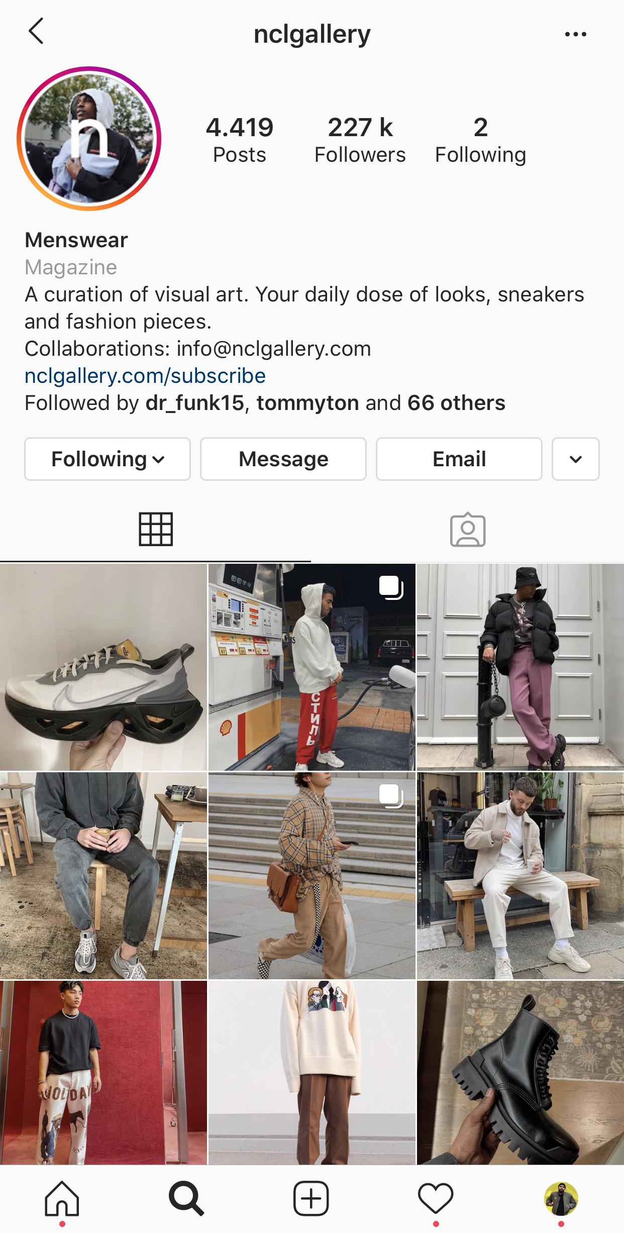 Die besten Männermode Instagram Accounts