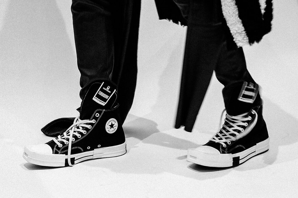 Sneaker Collaborations der Paris Fashion Week AW21: Converse X Rick Owens